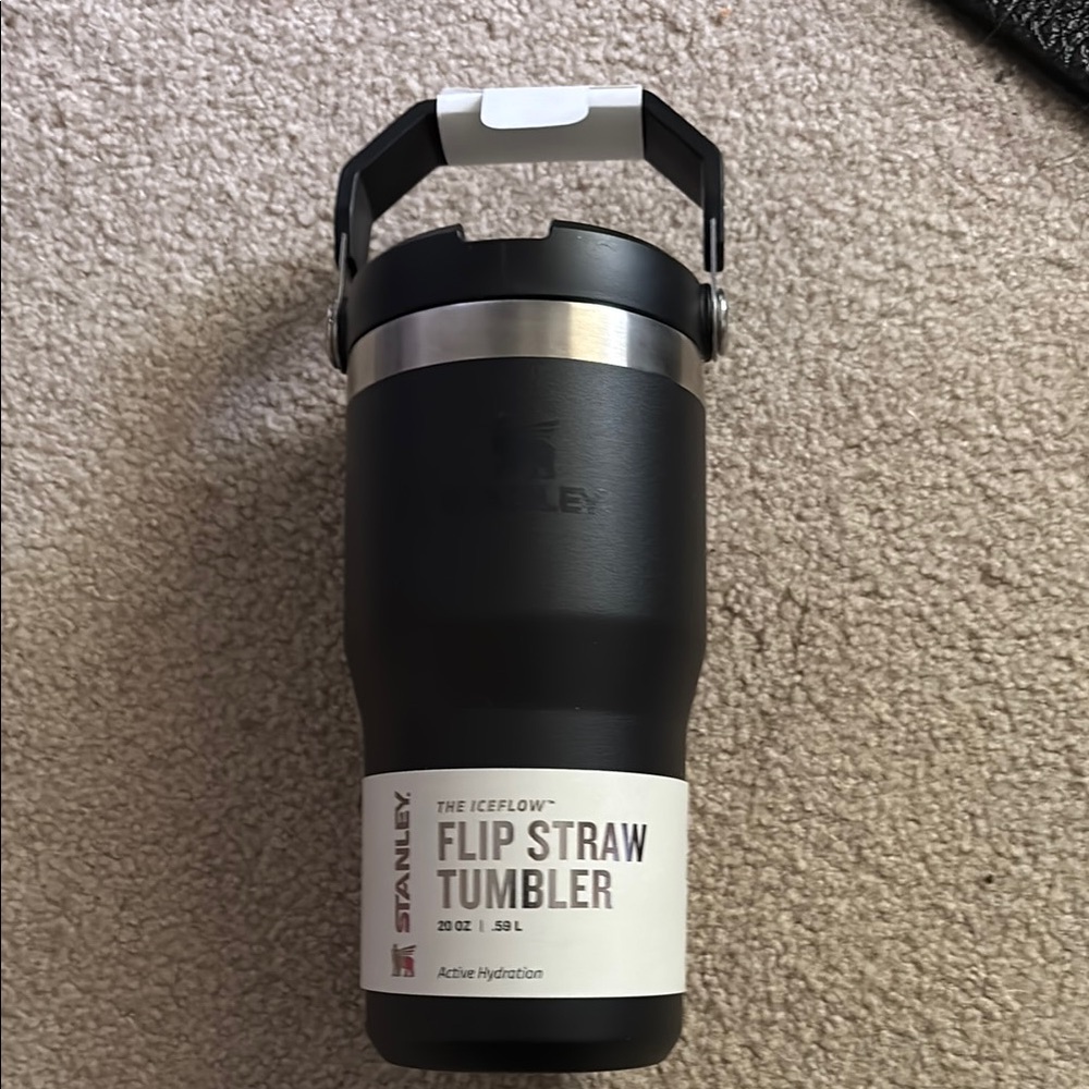 Stanley Black IceFlow Tumbler with Flip Straw